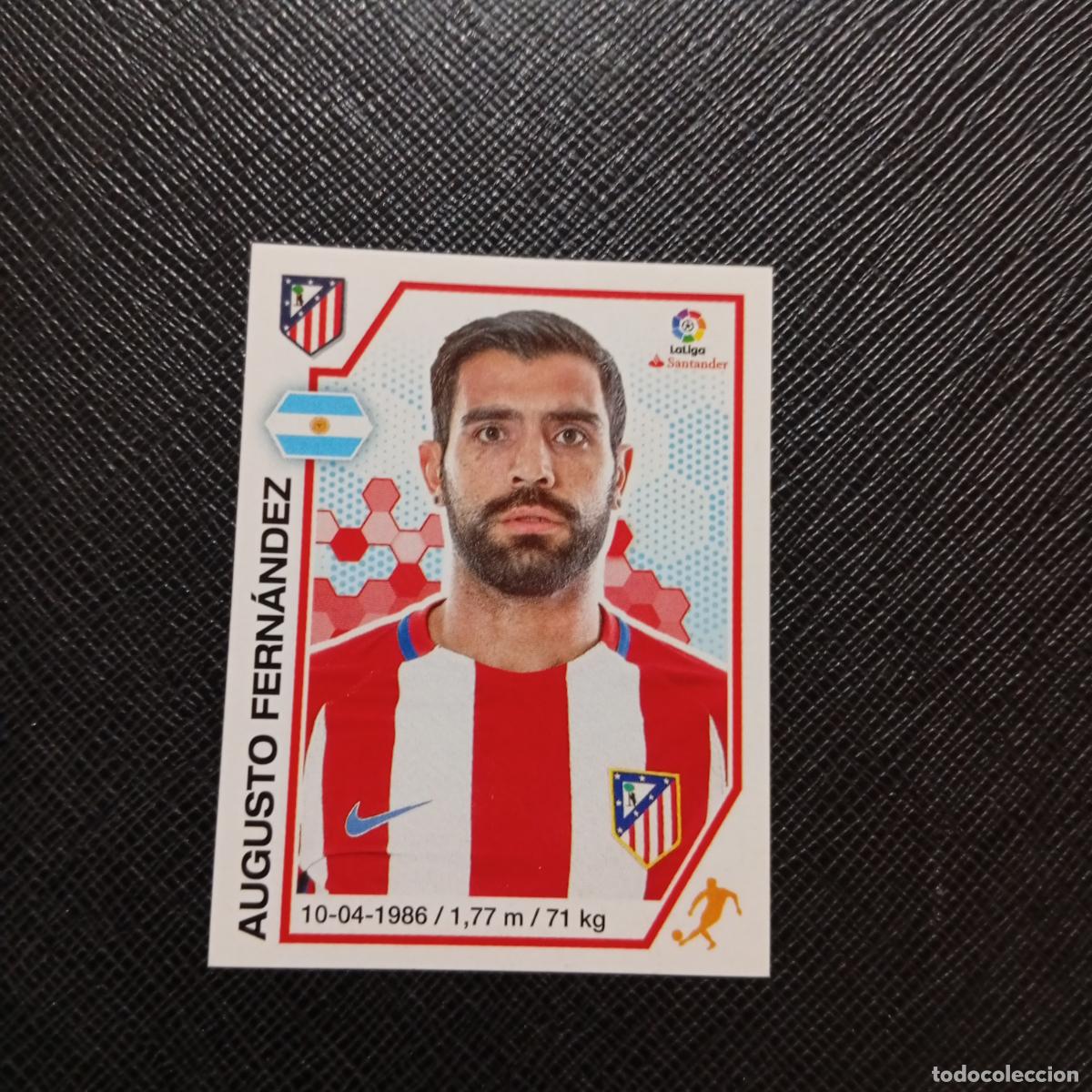 Cromos de f&uacute;tbol: 12 AUGUSTO FERNANDEZ AT MADRID PANINI 2016 2017 CROMO 16 17 FUTBOL LIGA - SIN PEGAR - A215 PG2 B