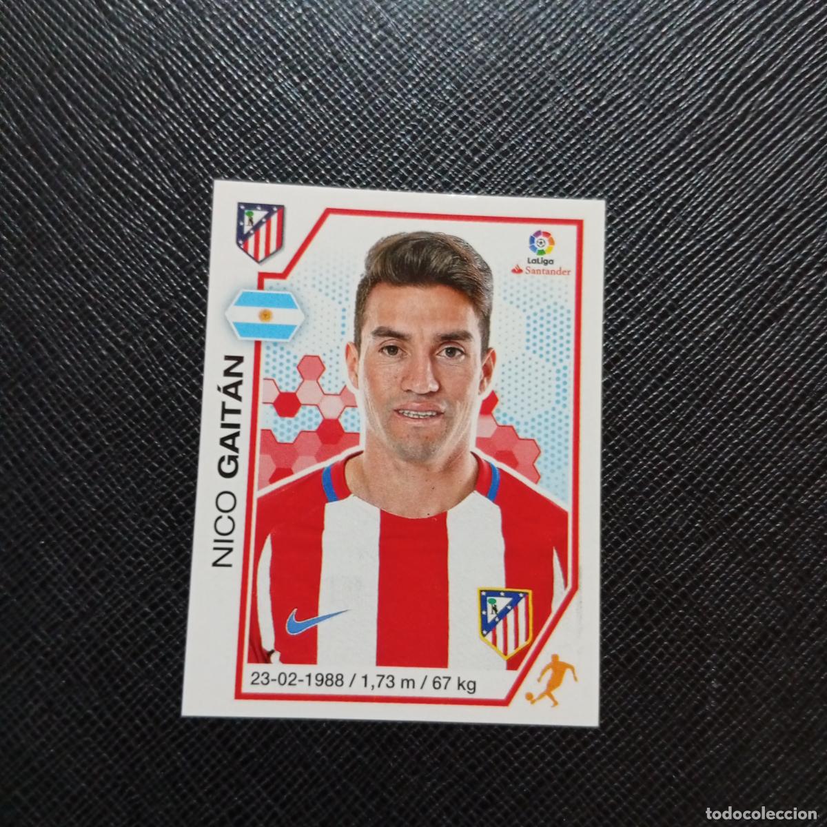 Cromos de f&uacute;tbol: 13 GAITAN AT MADRID PANINI 2016 2017 CROMO 16 17 FUTBOL LIGA - SIN PEGAR - A215 PG2