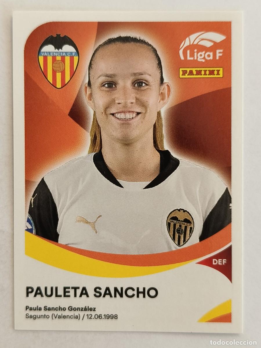 Cromos de f&uacute;tbol: #311 PAULETA SANCHO (VALENCIA C.F. FEMENINO) LIGA F 2024/2025 PANINI
