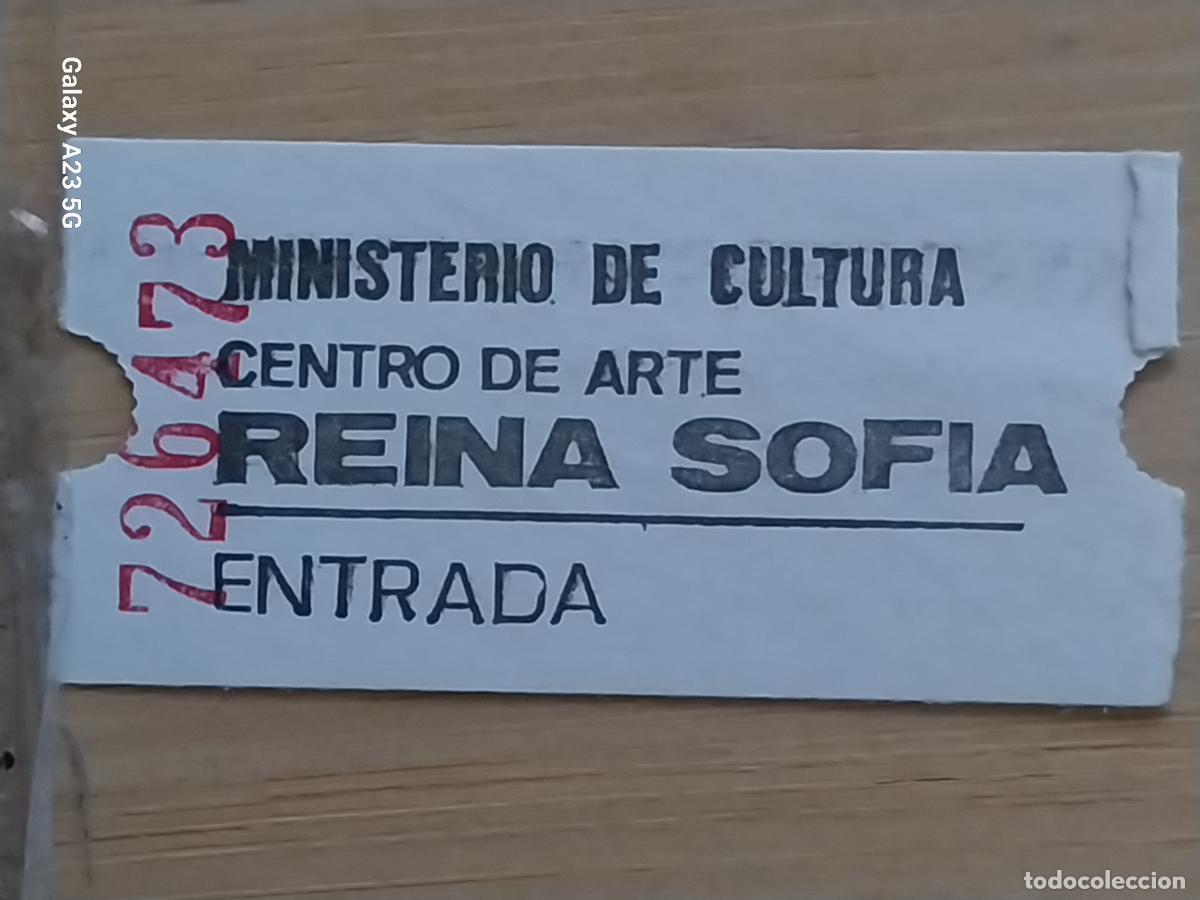 Cromos de f&uacute;tbol: REINA SOFIA CENTRO ARTE ENTRADA A&Ntilde;OS 90