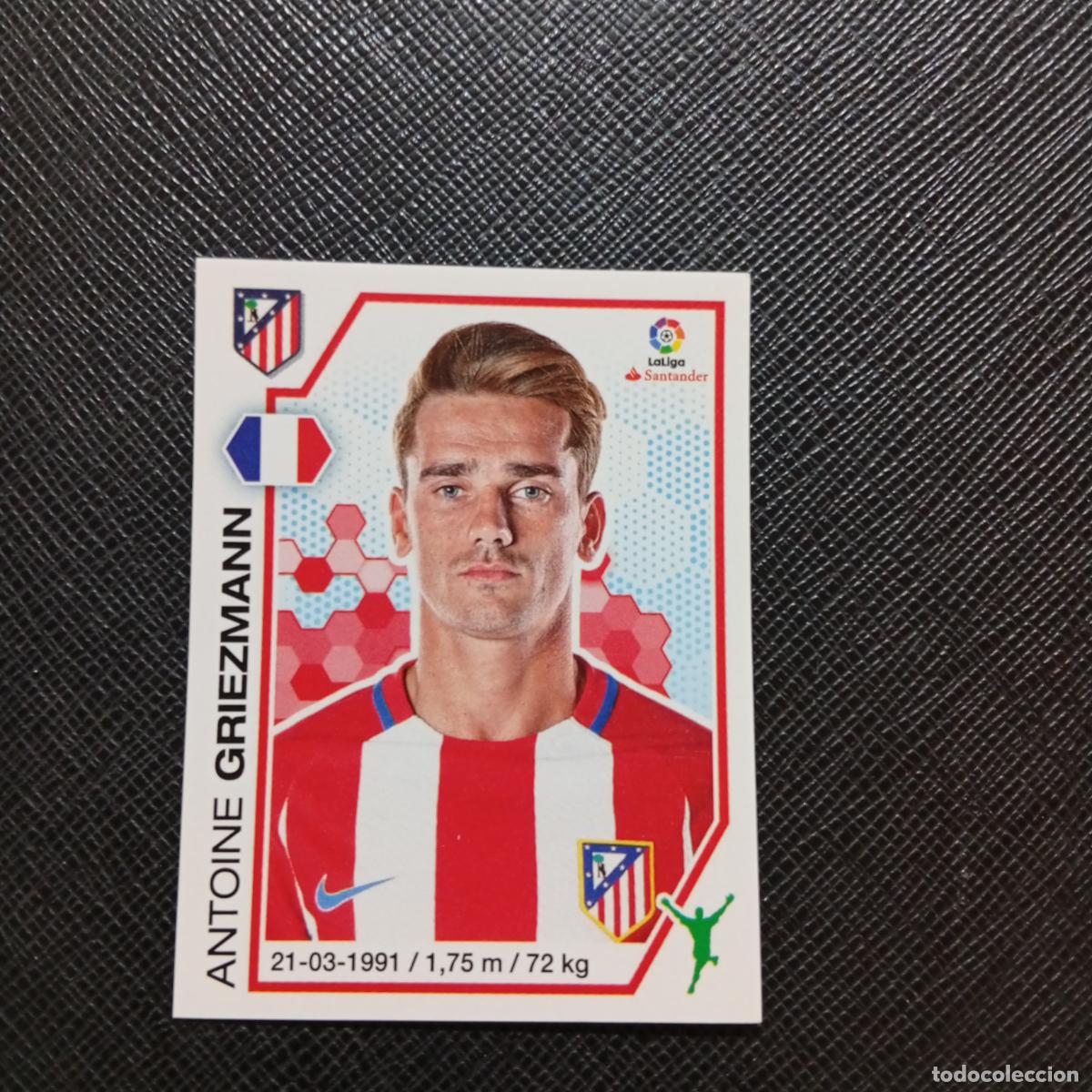 Cromos de f&uacute;tbol: 16 GRIEZMANN AT MADRID PANINI 2016 2017 CROMO 16 17 FUTBOL LIGA - SIN PEGAR - A215 PG2