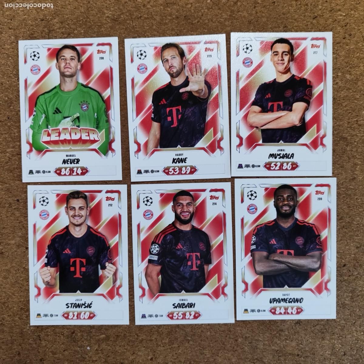 Football Stickers: 20 ANIVERSARIO MATCH ATTAX 26/27 UCL LOTE DE 6 CARTAS BAYER LEVERKUSEN # TOPPS