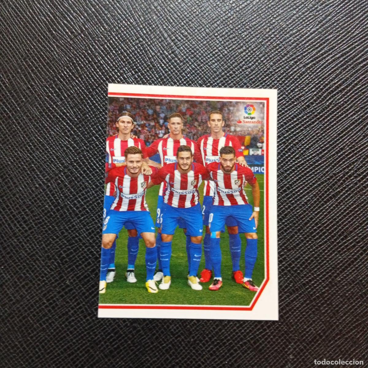 Cromos de f&uacute;tbol: 21 ALINEACION AT MADRID PANINI 2016 2017 CROMO 16 17 FUTBOL LIGA - SIN PEGAR - A215 PG2