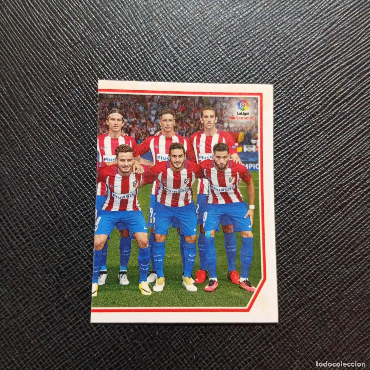 Cromos de f&uacute;tbol: 21 ALINEACION AT MADRID PANINI 2016 2017 CROMO 16 17 FUTBOL LIGA - SIN PEGAR - A215 PG3