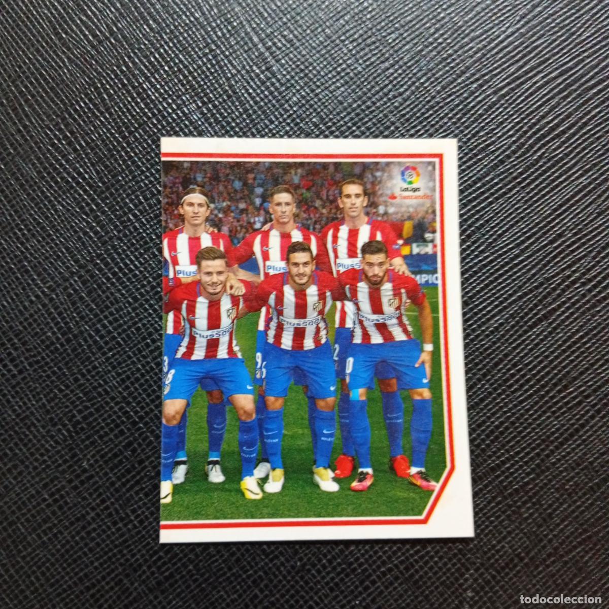 Cromos de f&uacute;tbol: 21 ALINEACION AT MADRID PANINI 2016 2017 CROMO 16 17 FUTBOL LIGA - SIN PEGAR - A215 PG3 B