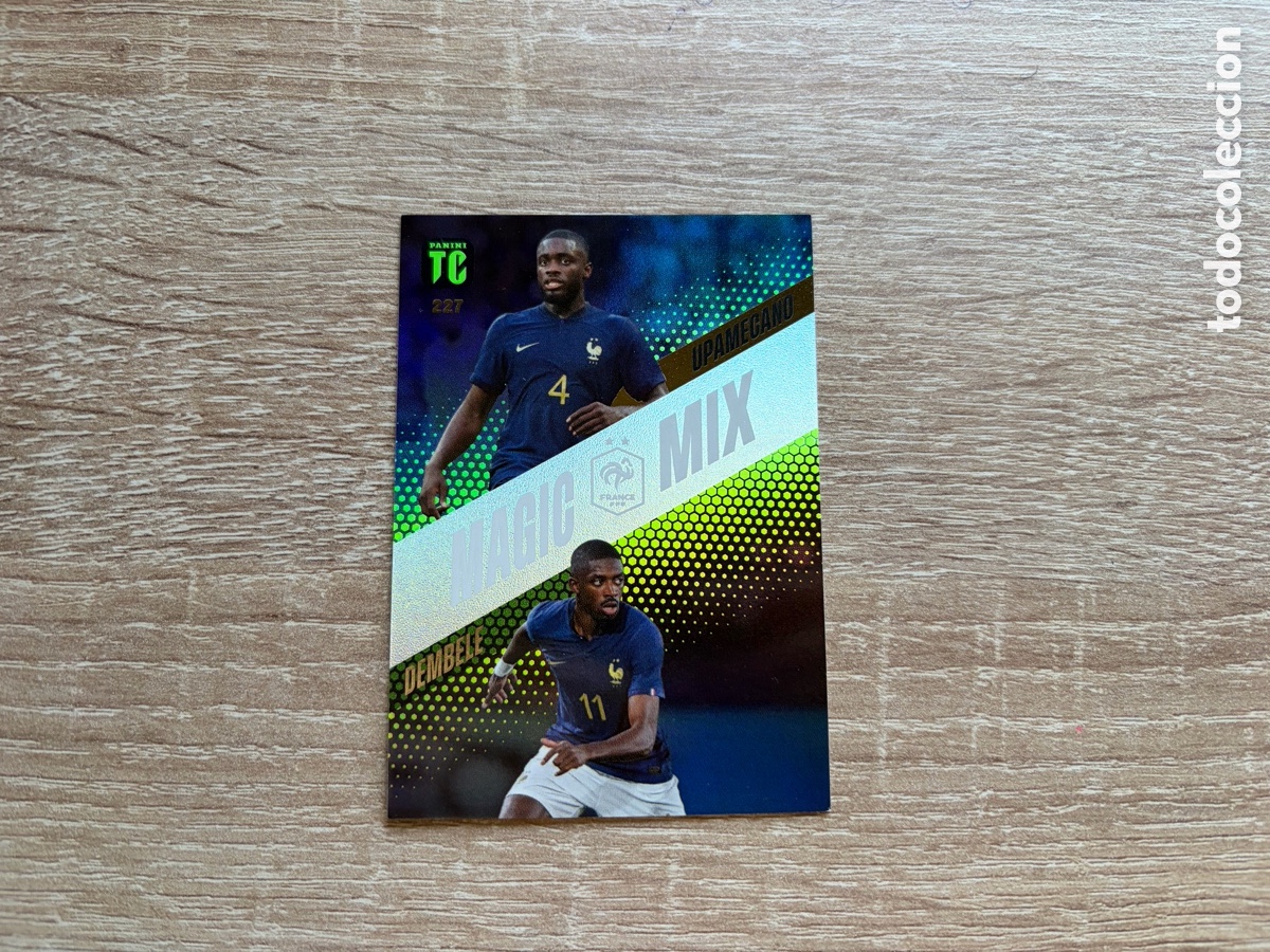 Cromos de f&uacute;tbol: 227 DEMB&Eacute;L&Eacute; UPAMECANO MAGIC MIX TOP CLASS PANINI 2024 FRANCIA