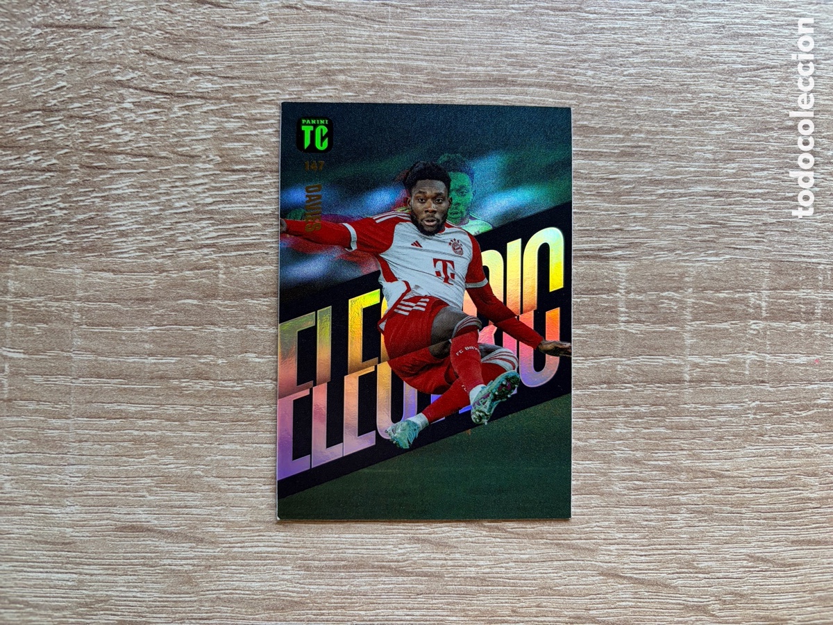 Cromos de f&uacute;tbol: 147 DAVIES ELECTRIC TOP CLASS PANINI 2024 BAYERN M&Uuml;NCHEN