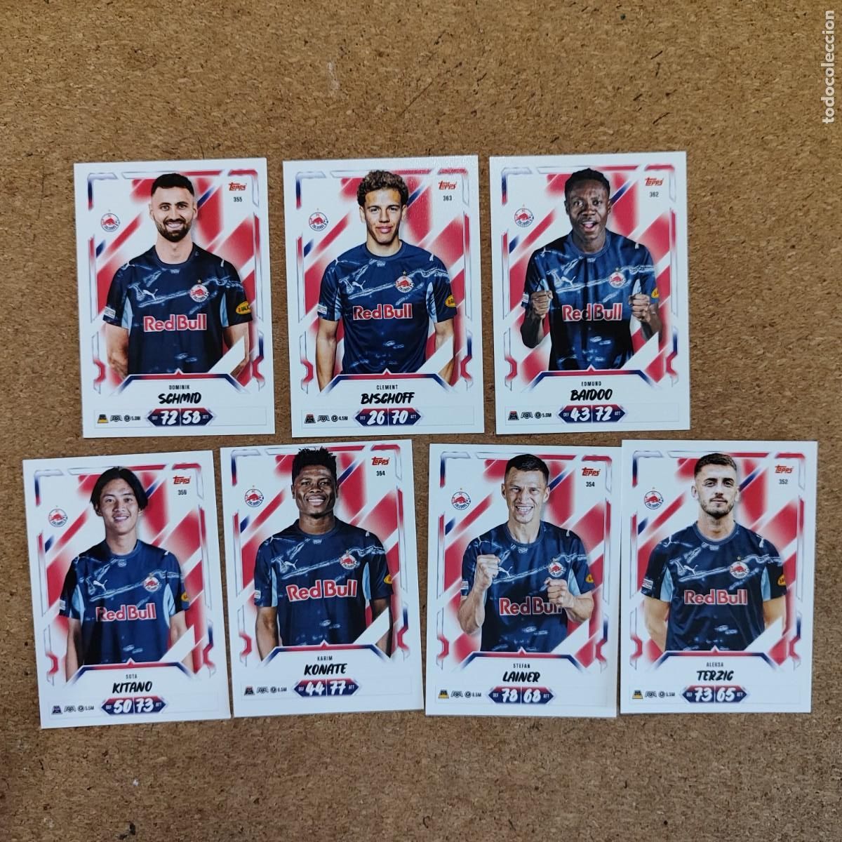 Fu&szlig;ball-Sticker: 20 ANIVERSARIO MATCH ATTAX 26/27 UCL LOTE DE 7 CARTAS SALZBURGO # TOPPS