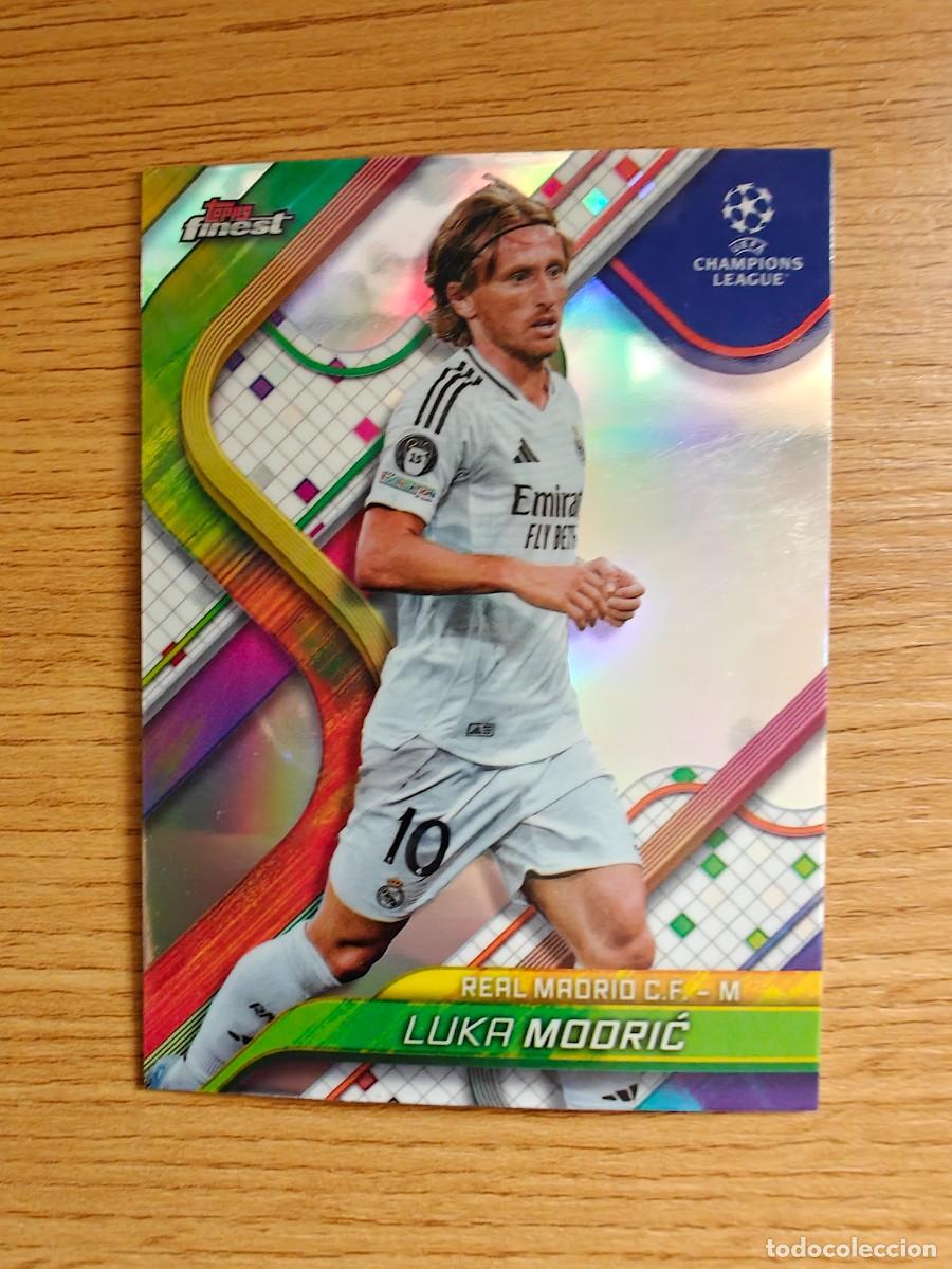 Cromos de f&uacute;tbol: Luka Modric 10 Topps Finest 24 25 Real Madrid UEFA Club Competitions 2024 2025