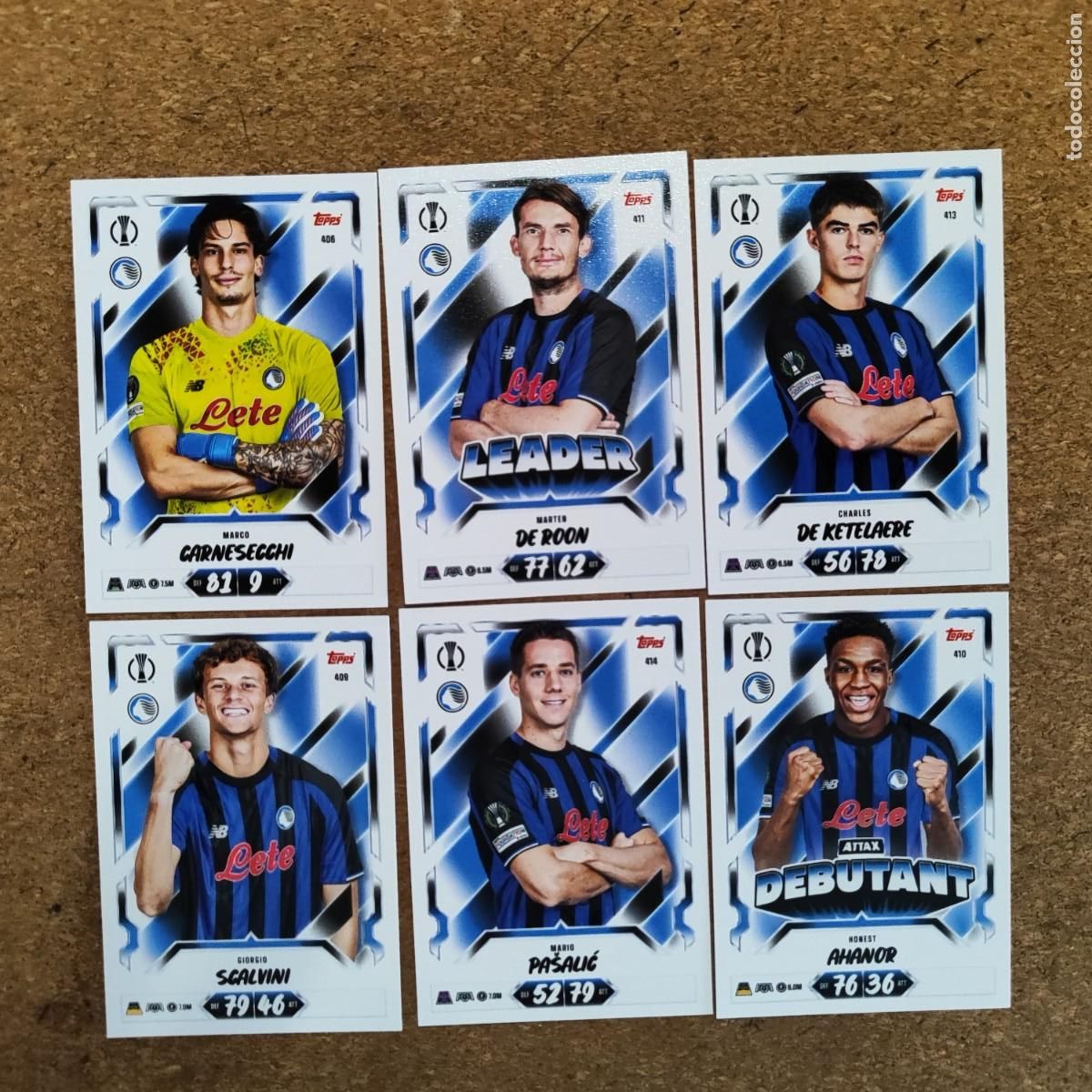 Fu&szlig;ball-Sticker: 20 ANIVERSARIO MATCH ATTAX 26/27 UCL LOTE DE 6 CARTAS ATALANTA # TOPPS