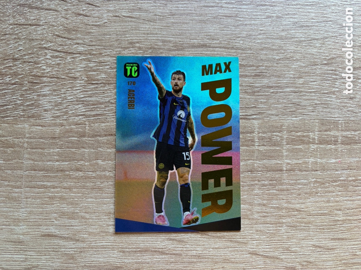 Cromos de f&uacute;tbol: 170 ACERBI MAX POWER TOP CLASS PANINI 2024 INTER MILAN
