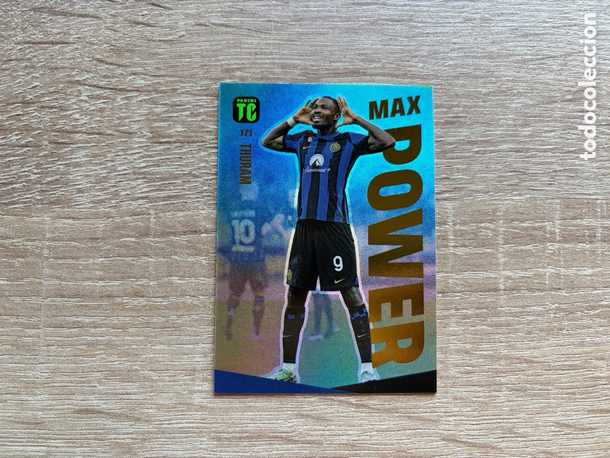 Football Stickers: 171 THURAM MAX POWER TOP CLASS PANINI 2024 INTER MILAN