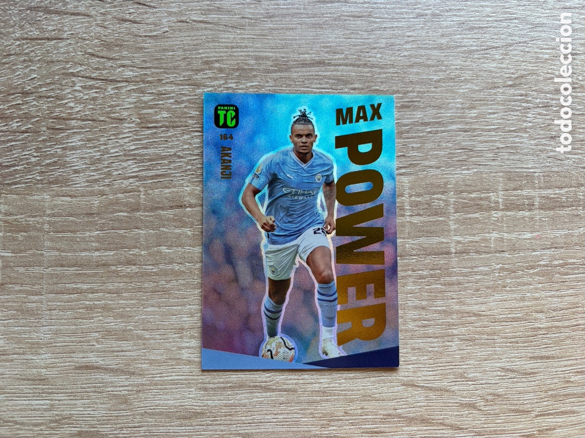 Fu&szlig;ball-Sticker: 164 AKANJI MAX POWER TOP CLASS PANINI 2024 MANCHESTER CITY