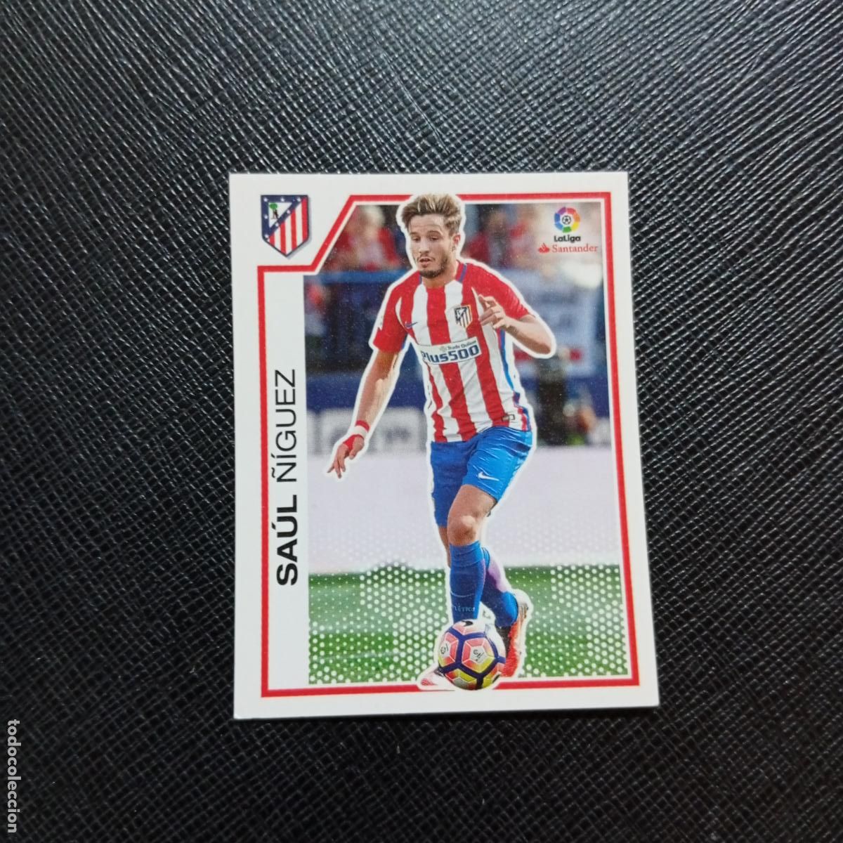 Cromos de f&uacute;tbol: 32 SAUL AT MADRID PANINI 2016 2017 CROMO 16 17 FUTBOL LIGA - SIN PEGAR - A215 PG3