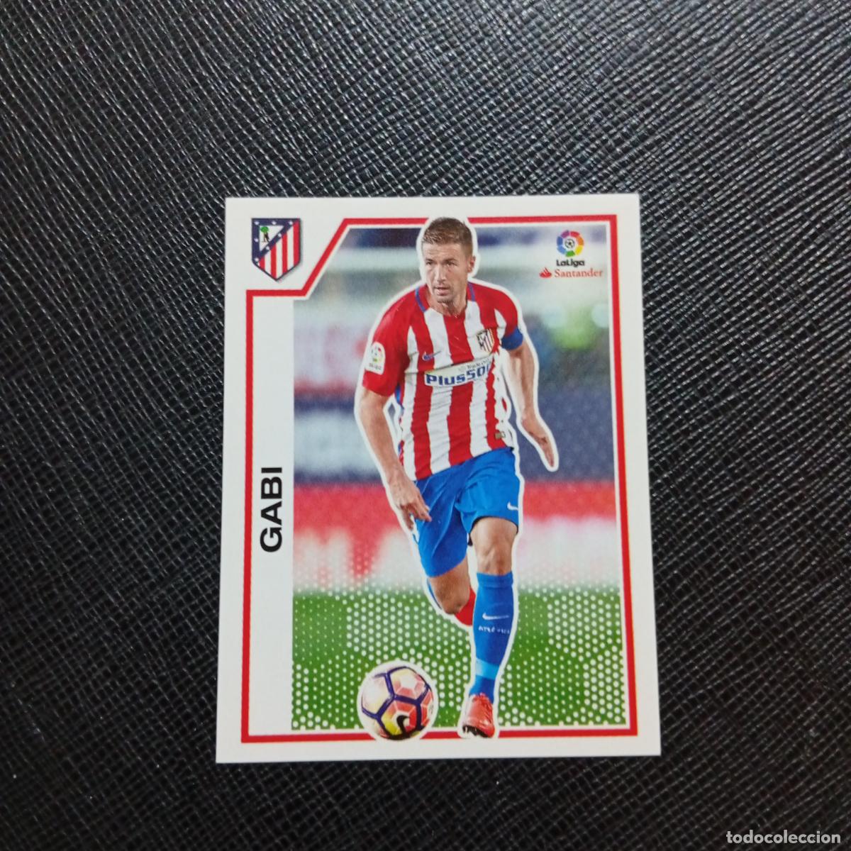 Fu&szlig;ball-Sticker: 34 GABI AT MADRID PANINI 2016 2017 CROMO 16 17 FUTBOL LIGA - SIN PEGAR - A215 PG3