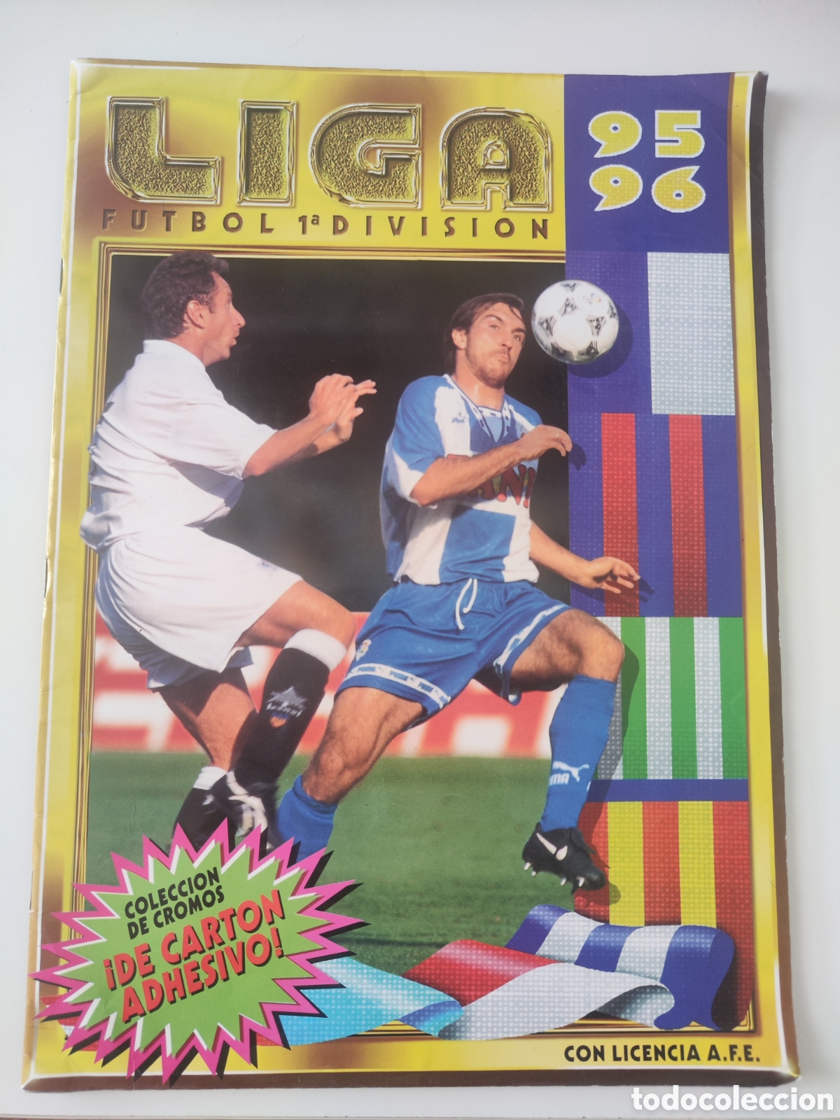 Football Stickers: &Aacute;lbum plancha este 95 96 1995 1996 primera edici&oacute;n 20 equipos LEER