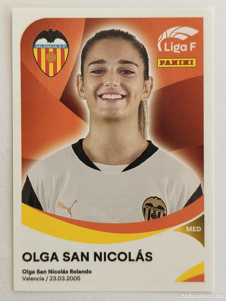 Cromos de f&uacute;tbol: #317B OLGA SAN NICOLAS (VALENCIA C.F. FEMENINO) LIGA F 2024/2025 PANINI