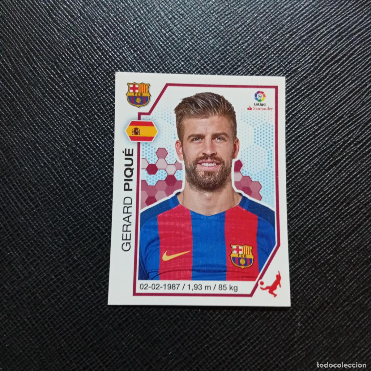 Cromos de f&uacute;tbol: 42 PIQUE BARCELONA PANINI 2016 2017 CROMO 16 17 FUTBOL LIGA - SIN PEGAR - A215 PG4