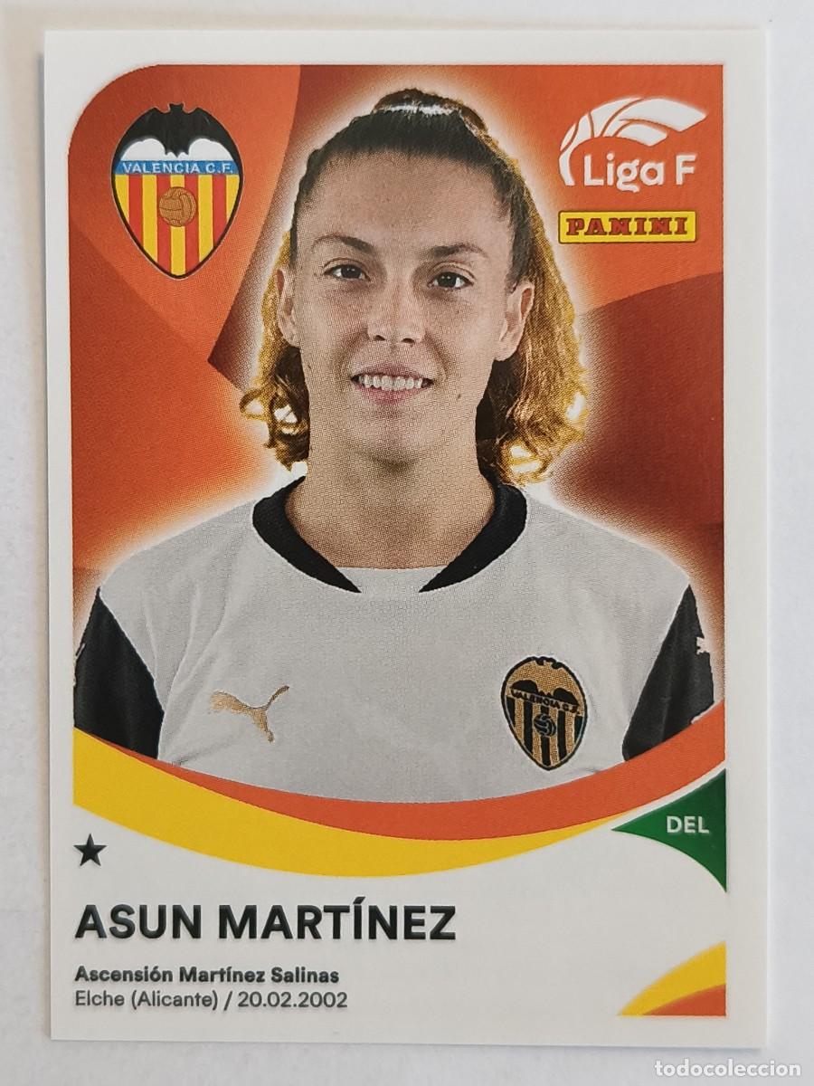 Cromos de f&uacute;tbol: #318 ASUN MARTINEZ (VALENCIA C.F. FEMENINO) LIGA F 2024/2025 PANINI