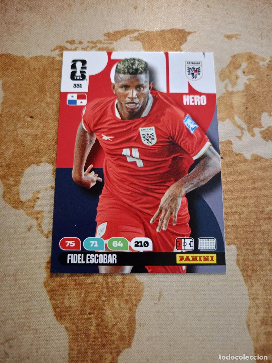 Cromos de f&uacute;tbol: Panam&aacute; 351 FIDEL ESCOBAR Adrenalyn WORLD cup 2026