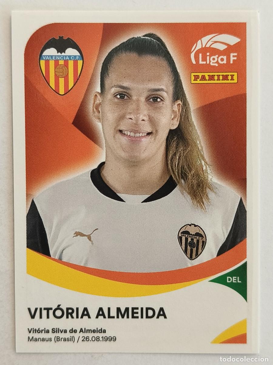 Cromos de f&uacute;tbol: #320 VITORIA ALMEIDA (VALENCIA C.F. FEMENINO) LIGA F 2024/2025 PANINI