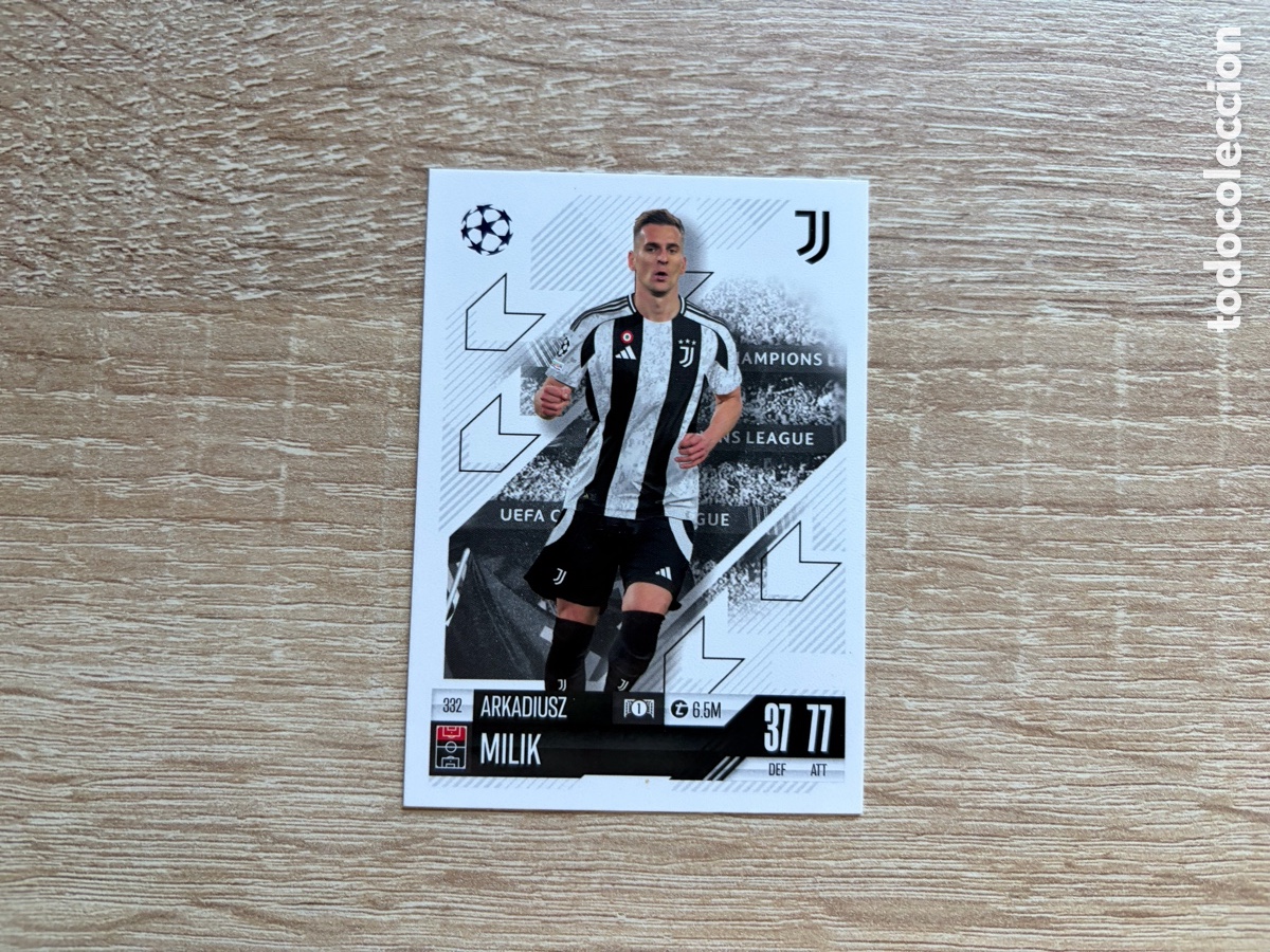 Cromos de f&uacute;tbol: 332 ARKADIUSZ MILIK MATCH ATTAX TOPPS 2023 2024 JUVENTUS