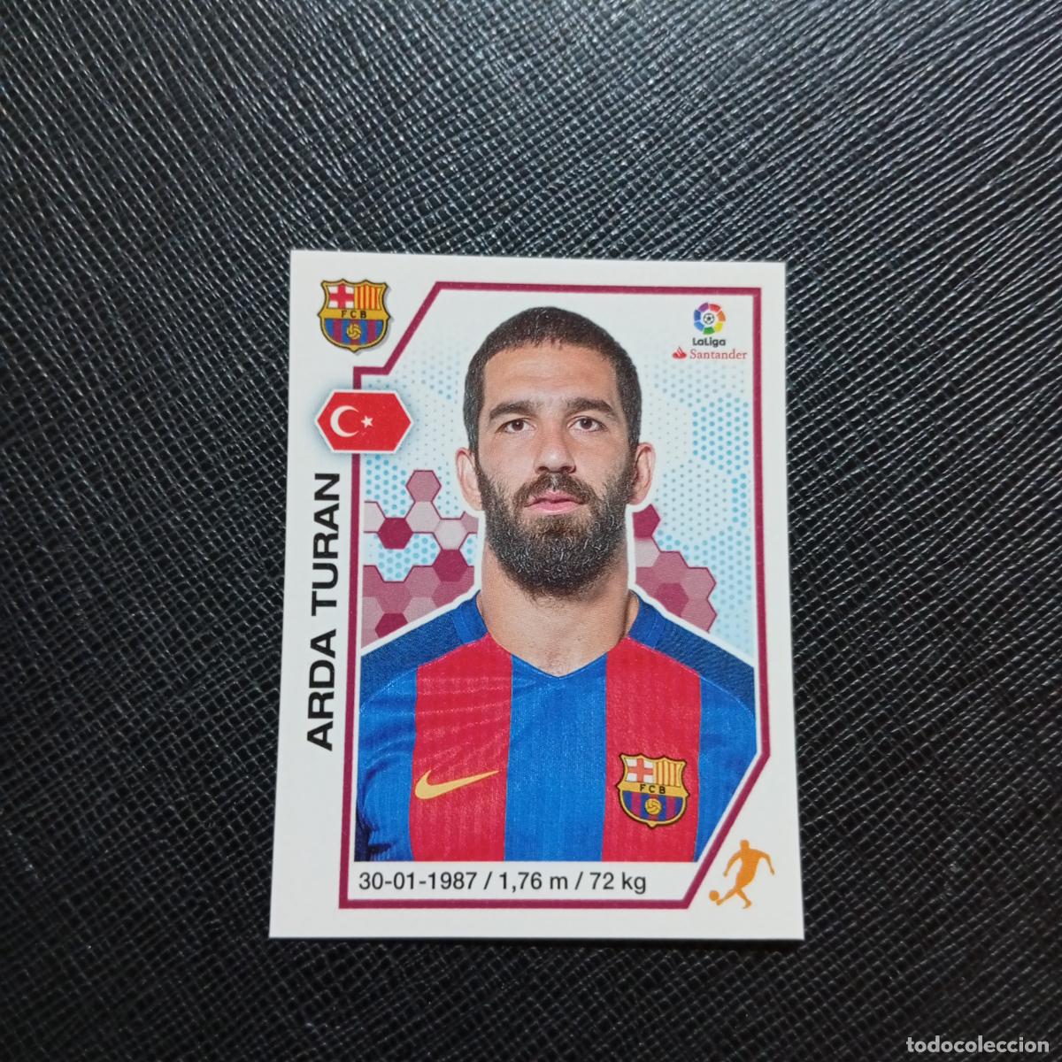 Cromos de f&uacute;tbol: 41 ARDA TURAN BARCELONA PANINI 2016 2017 CROMO 16 17 FUTBOL LIGA - SIN PEGAR - A215 PG5