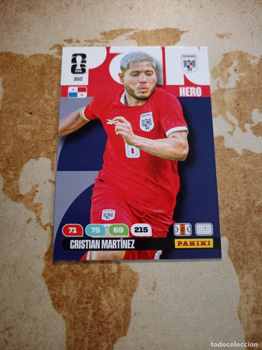 Football Stickers: Panam&aacute; 352 CRISTIAN MART&Iacute;NEZ Adrenalyn WORLD cup 2026