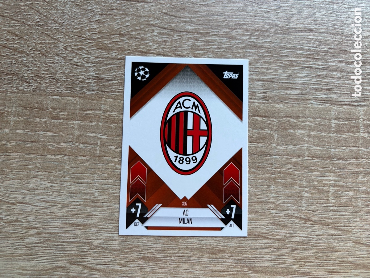 Cromos de Futebol: 307 ESCUDO AC MILAN MATCH ATTAX TOPPS 2023 2024