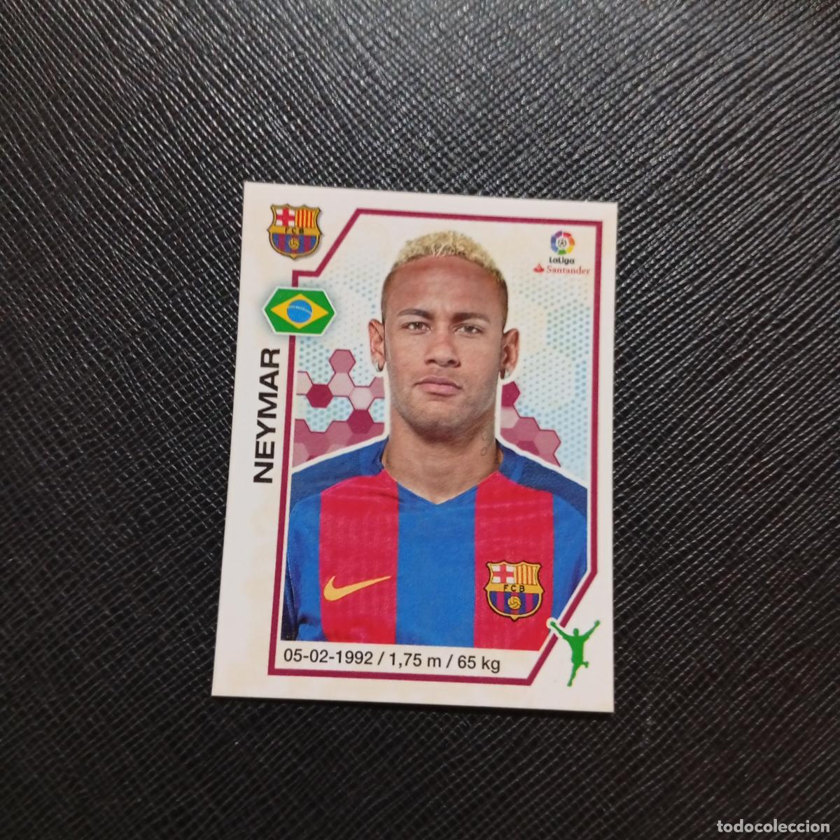 Cromos de f&uacute;tbol: 55 NEYMAR BARCELONA PANINI 2016 2017 CROMO 16 17 FUTBOL LIGA - SIN PEGAR - A215 PG5