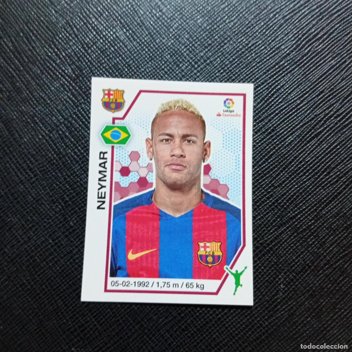Cromos de f&uacute;tbol: 55 NEYMAR BARCELONA PANINI 2016 2017 CROMO 16 17 FUTBOL LIGA - SIN PEGAR - A215 PG5 B