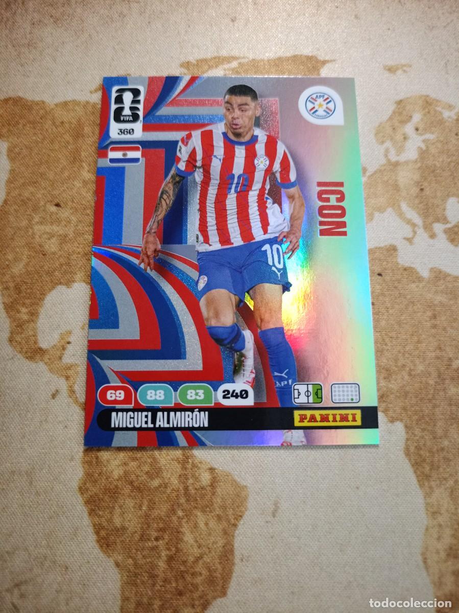 Cartes &agrave; collectionner de Football: Paraguay 360 MIGUEL ALMIR&Oacute;N Adrenalyn WORLD cup 2026