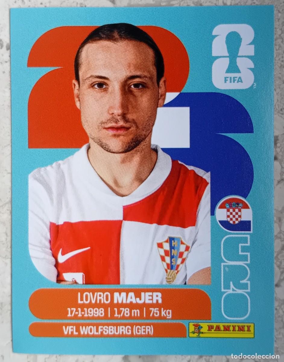 Cartes &agrave; collectionner de Football: Figurina Panini 2026 Cromo World Cup Usa Mundial 2026 Lovro Majer Croatia n CRO 12