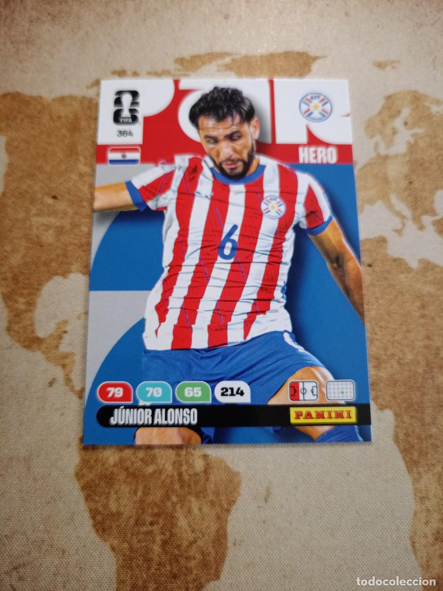 Cromos de f&uacute;tbol: Paraguay 364 J&Uacute;NIOR ALONSO Adrenalyn WORLD cup 2026