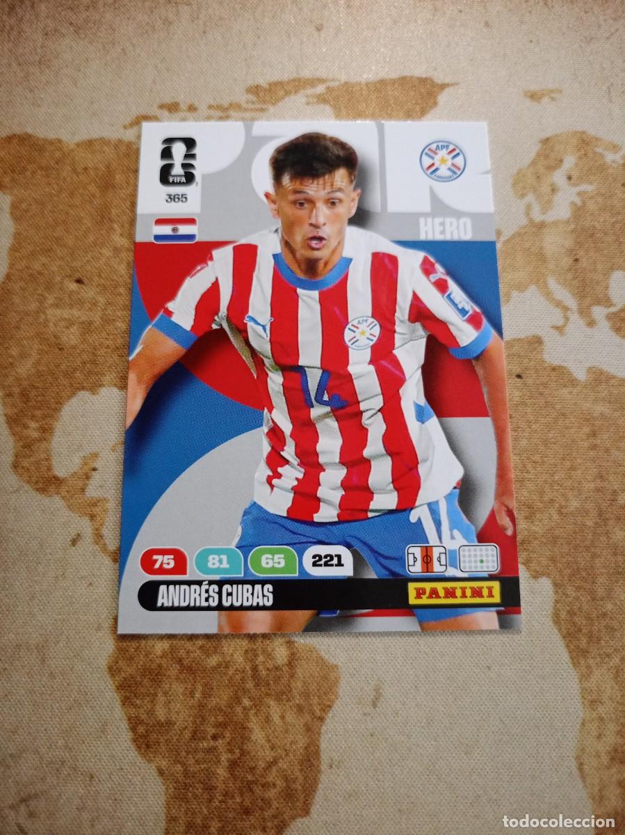 Cromos de f&uacute;tbol: Paraguay 365 ANDR&Eacute;S CUBAS Adrenalyn WORLD cup 2026