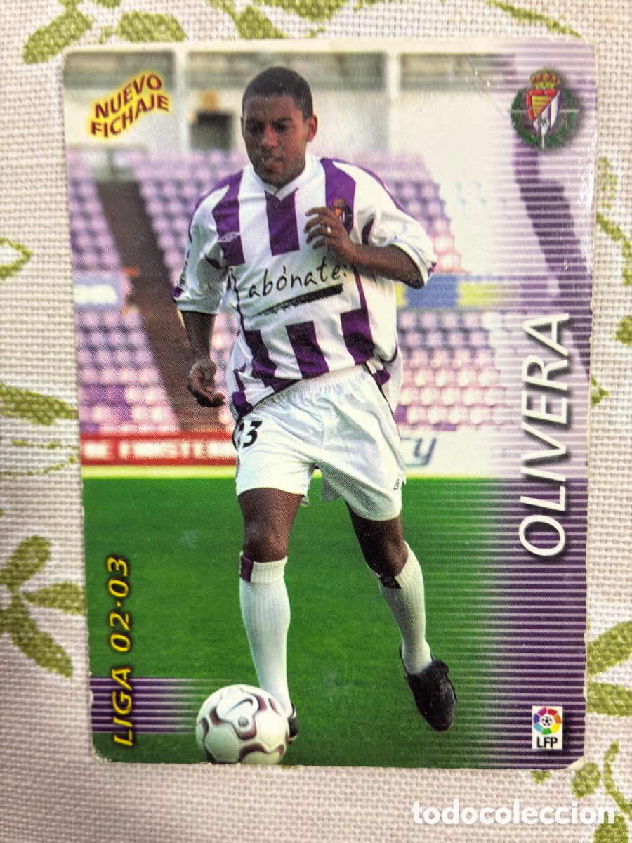 Fu&szlig;ball-Sticker: Card Nicolas Olivera Nuevo Fichaje (Real Valladolid) - Megacracks Panini Liga 02/03 N.&ordm; 430