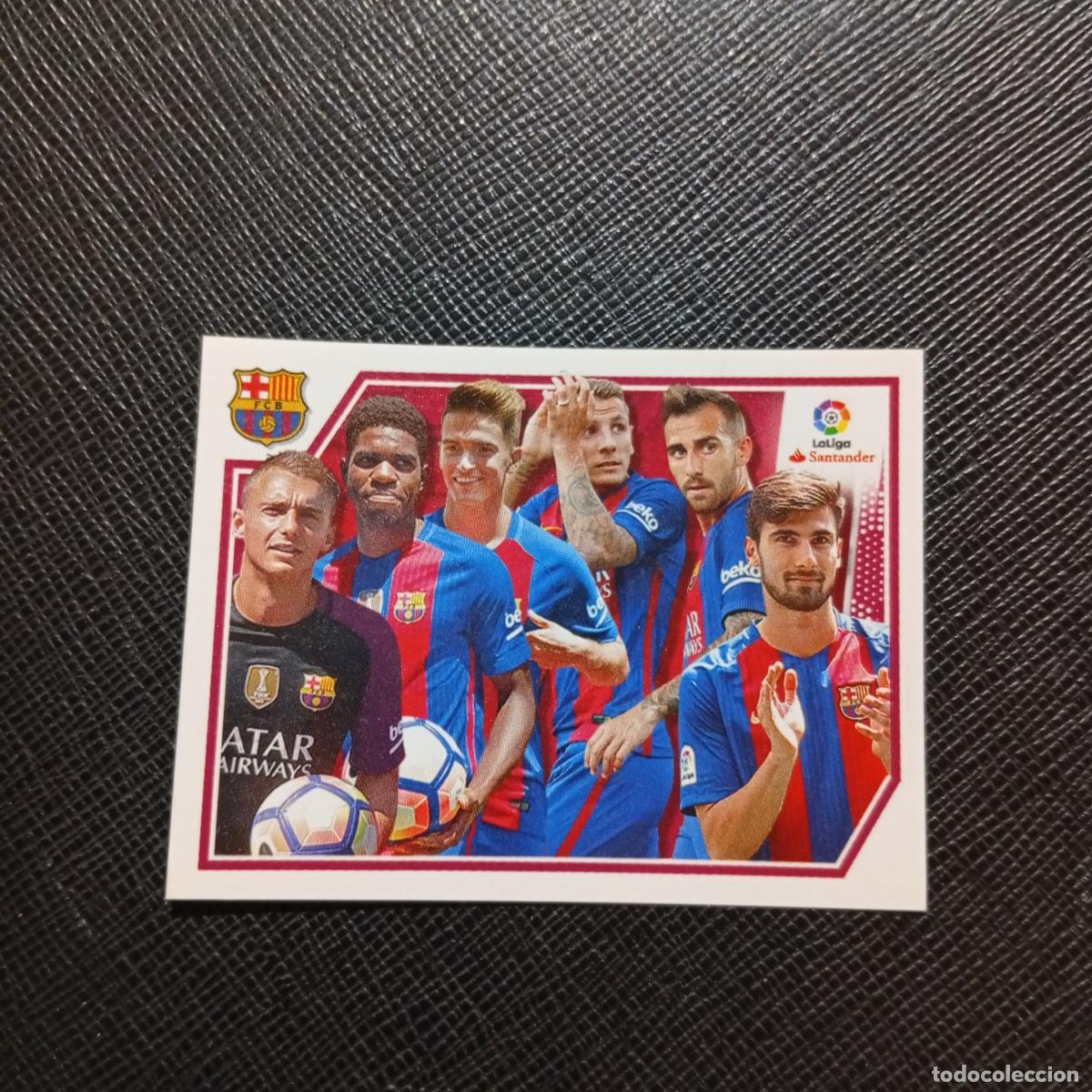 Cromos de f&uacute;tbol: 62 BARCELONA PANINI 2016 2017 CROMO 16 17 FUTBOL LIGA - SIN PEGAR - A215 PG5