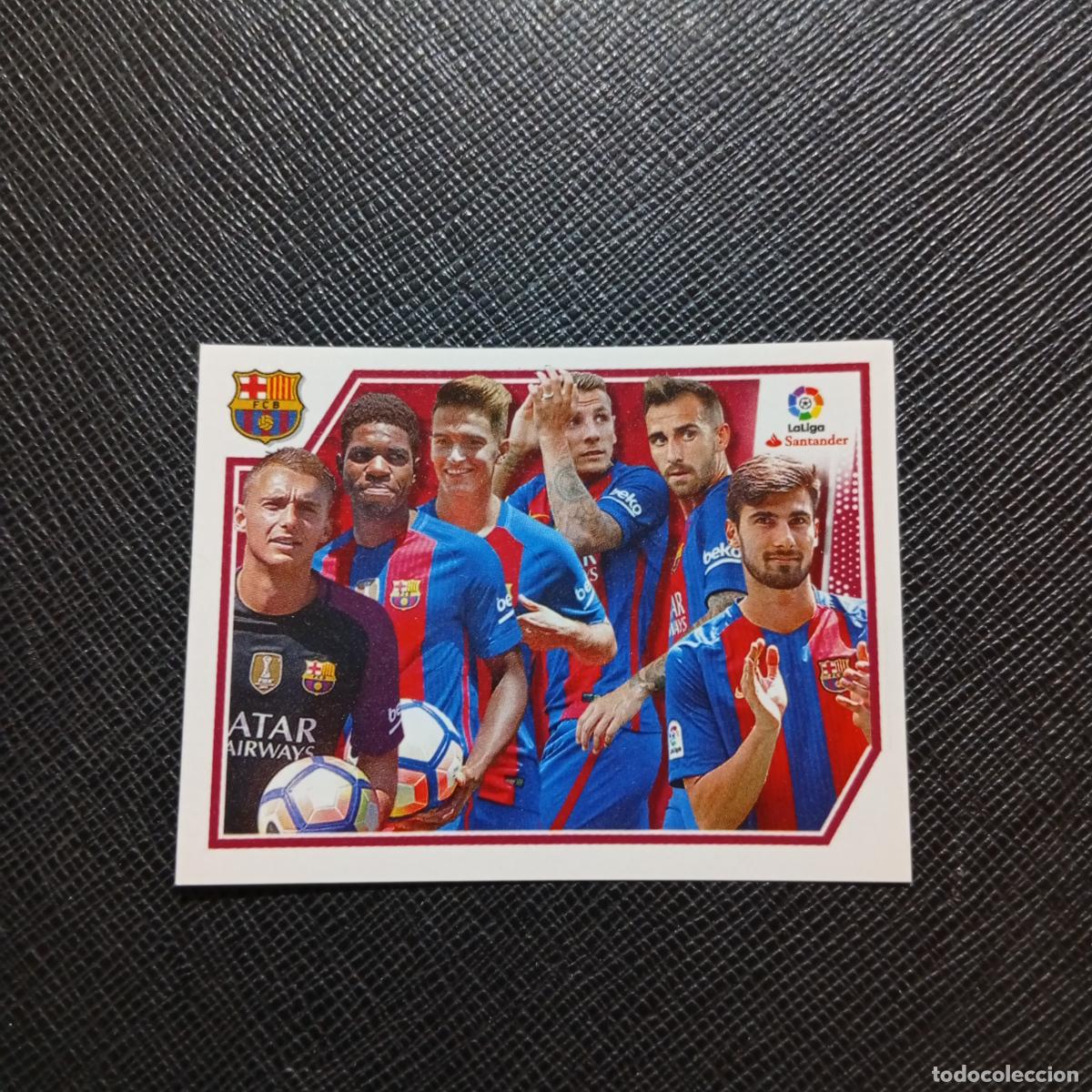 Cromos de f&uacute;tbol: 62 BARCELONA PANINI 2016 2017 CROMO 16 17 FUTBOL LIGA - SIN PEGAR - A215 PG5