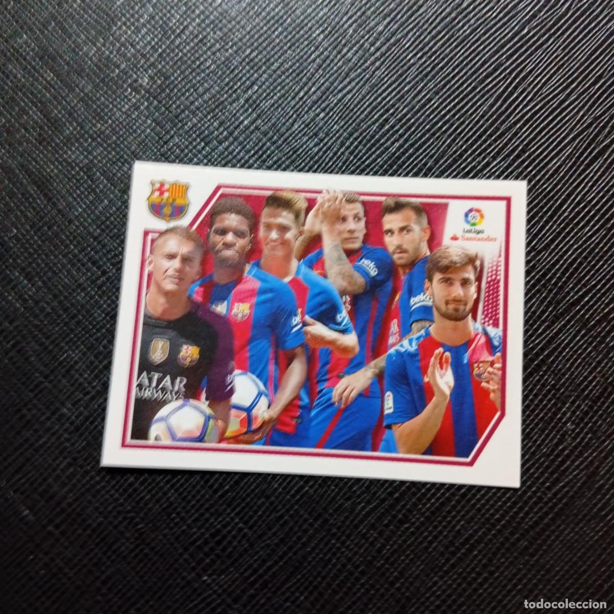 Cromos de f&uacute;tbol: 62 BARCELONA PANINI 2016 2017 CROMO 16 17 FUTBOL LIGA - SIN PEGAR - A215 PG5