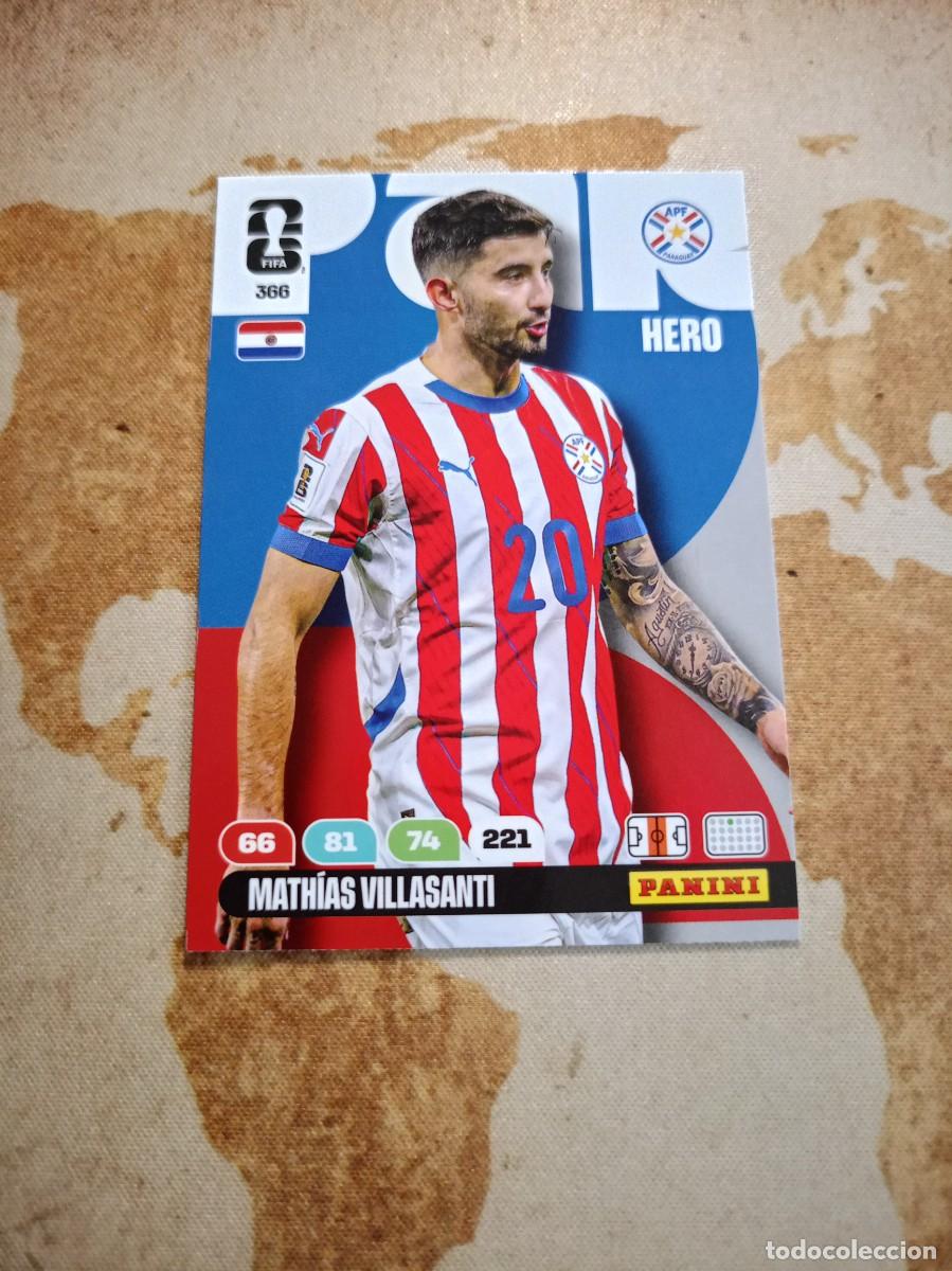 Cromos de f&uacute;tbol: Paraguay 366 MAT&Iacute;AS VILLASANTI Adrenalyn WORLD cup 2026