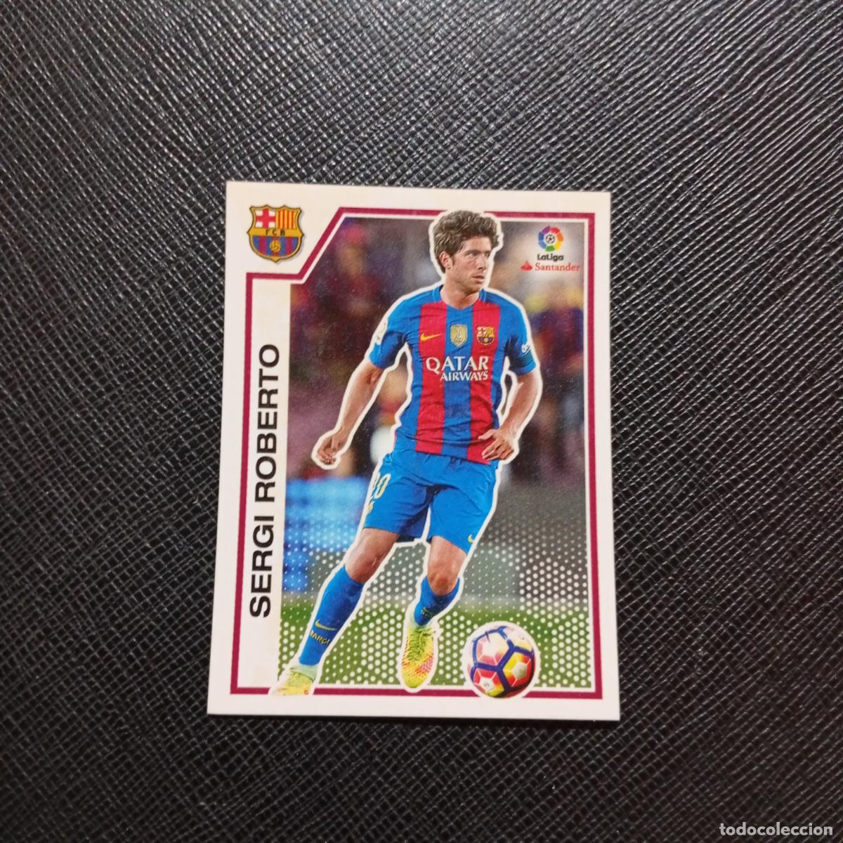 Cromos de f&uacute;tbol: 65 SERGI ROBERTO BARCELONA PANINI 2016 2017 CROMO 16 17 FUTBOL LIGA - SIN PEGAR - A215 PG6