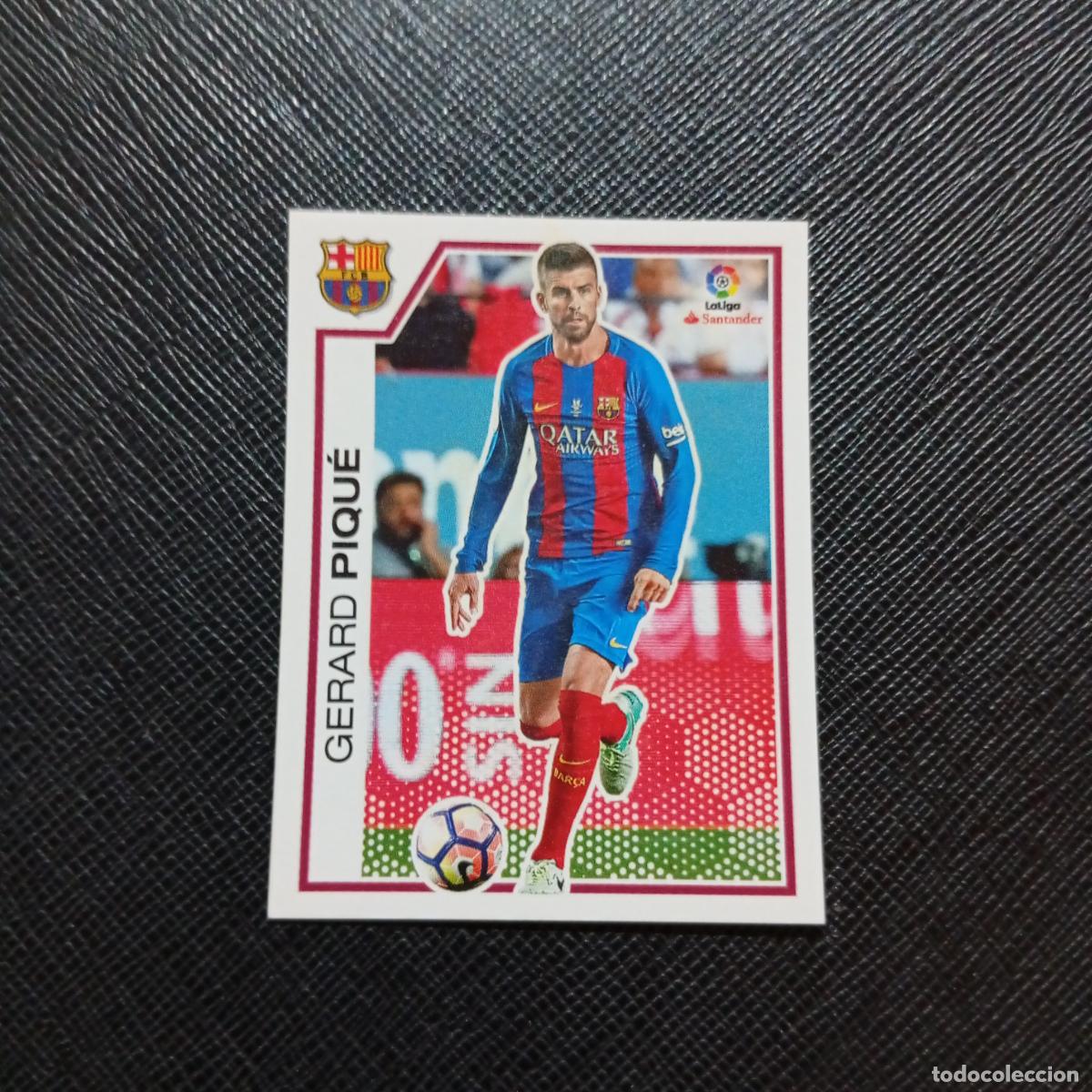 Cromos de f&uacute;tbol: 66 PIQUE BARCELONA PANINI 2016 2017 CROMO 16 17 FUTBOL LIGA - SIN PEGAR - A215 PG6 B