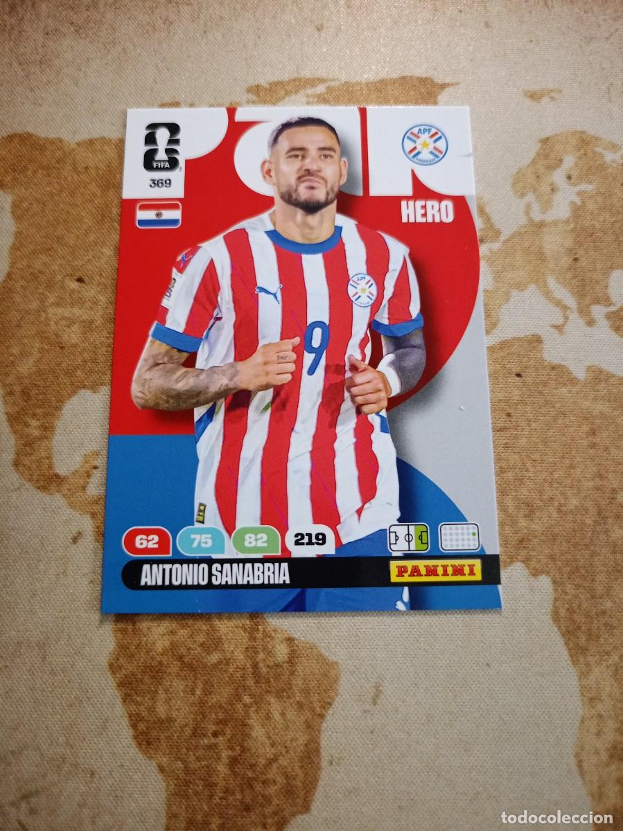 Cromos de f&uacute;tbol: Paraguay 369 ANTONIO SANABRIA Adrenalyn WORLD cup 2026