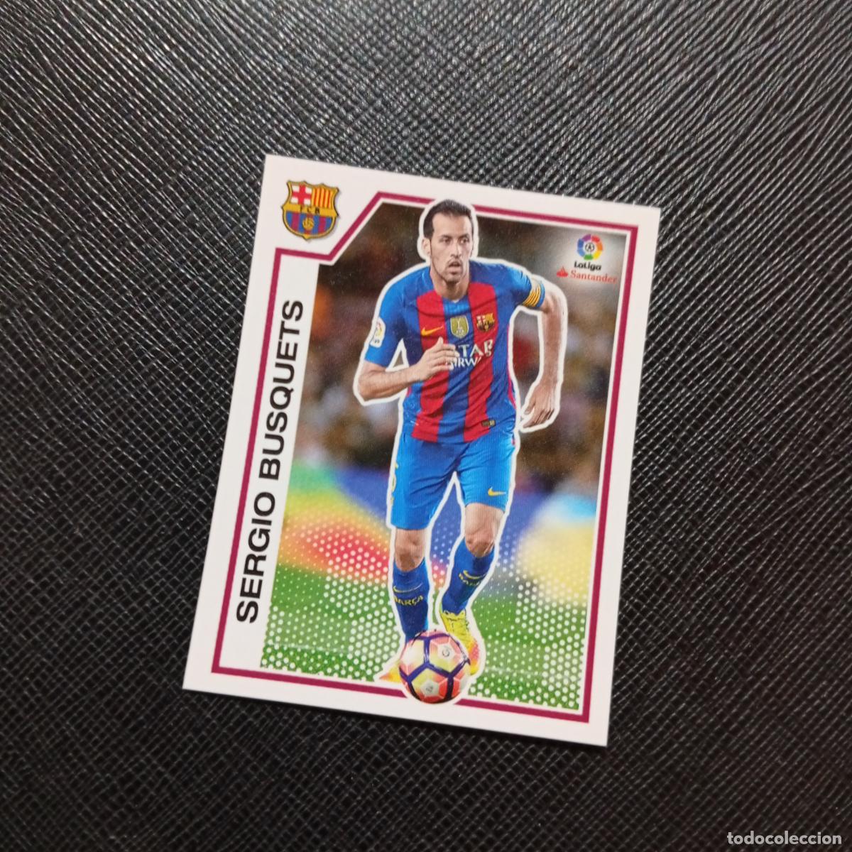 Cromos de f&uacute;tbol: 69 SERGIO BUSQUETS BARCELONA PANINI 2016 2017 CROMO 16 17 FUTBOL LIGA - SIN PEGAR - A215 PG6