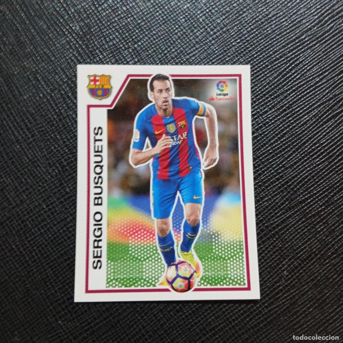 Cromos de f&uacute;tbol: 69 SERGIO BUSQUETS BARCELONA PANINI 2016 2017 CROMO 16 17 FUTBOL LIGA - SIN PEGAR - A215 PG6 B
