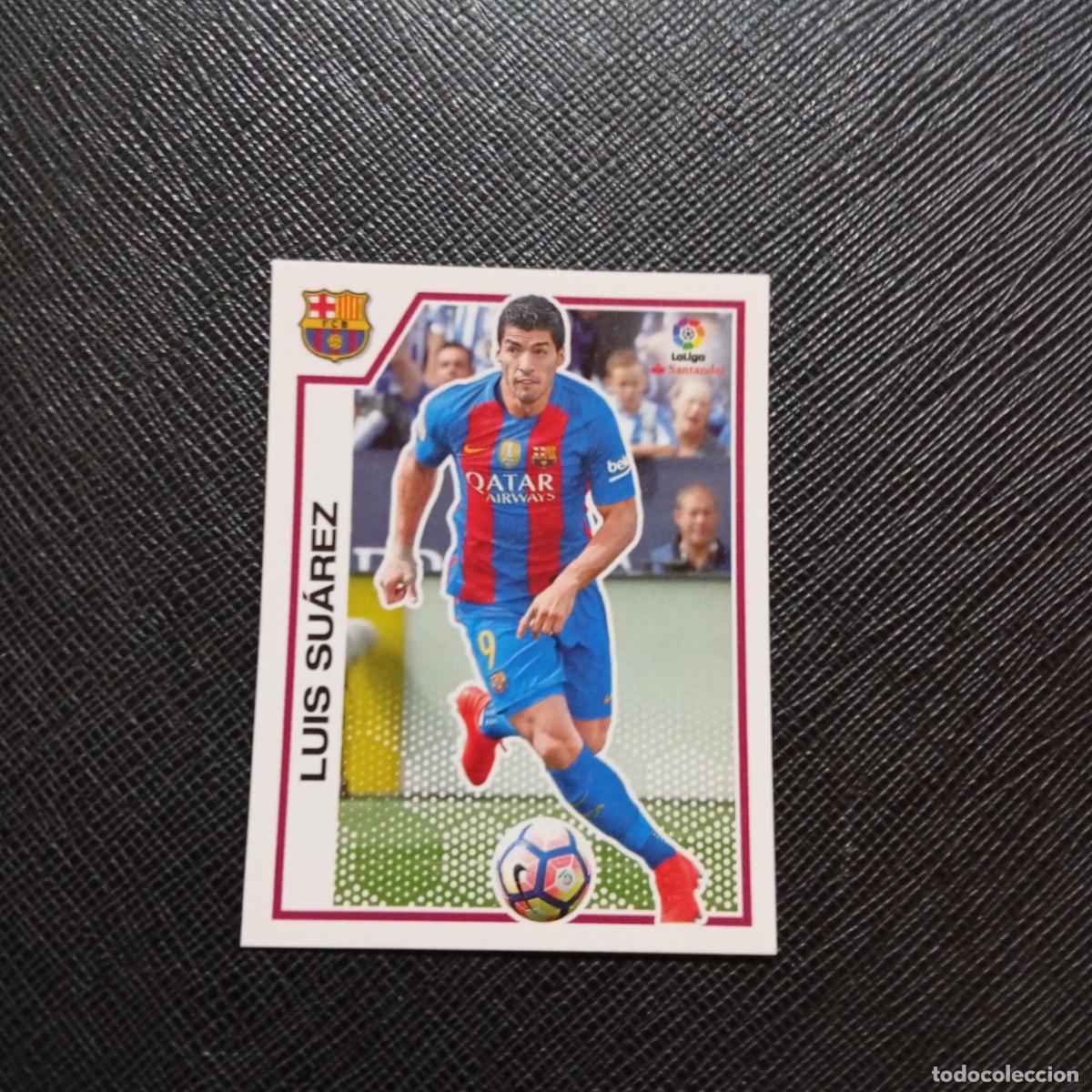 Cromos de f&uacute;tbol: 73 LUIS SUAREZ BARCELONA PANINI 2016 2017 CROMO 16 17 FUTBOL LIGA - SIN PEGAR - A215 PG6