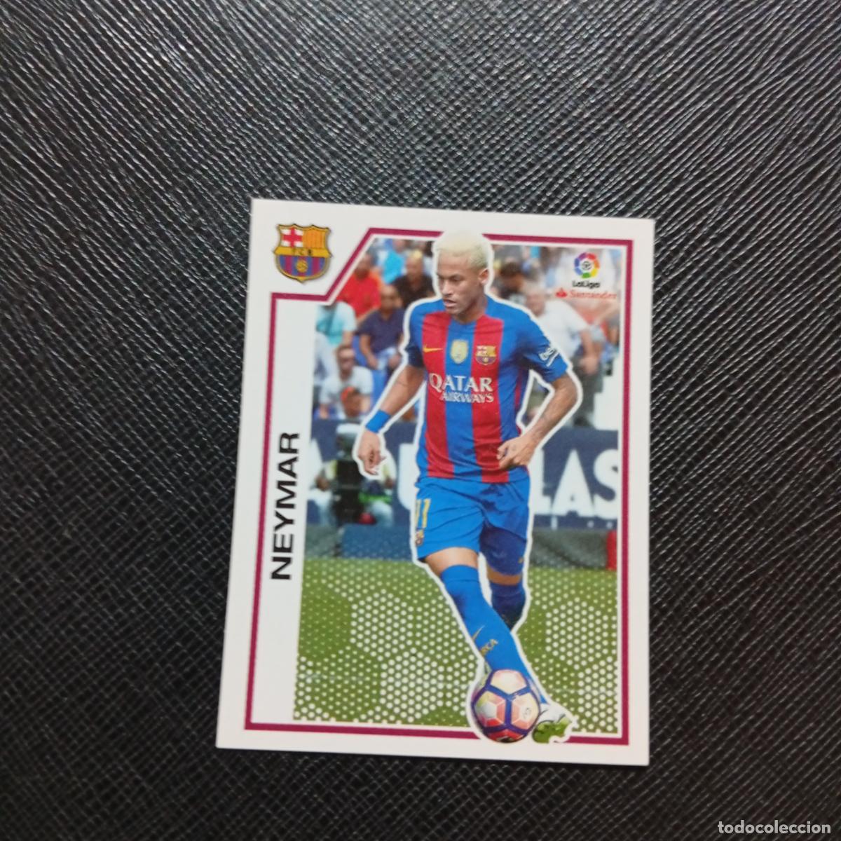 Cromos de f&uacute;tbol: 74 NEYMAR BARCELONA PANINI 2016 2017 CROMO 16 17 FUTBOL LIGA - SIN PEGAR - A215 PG6