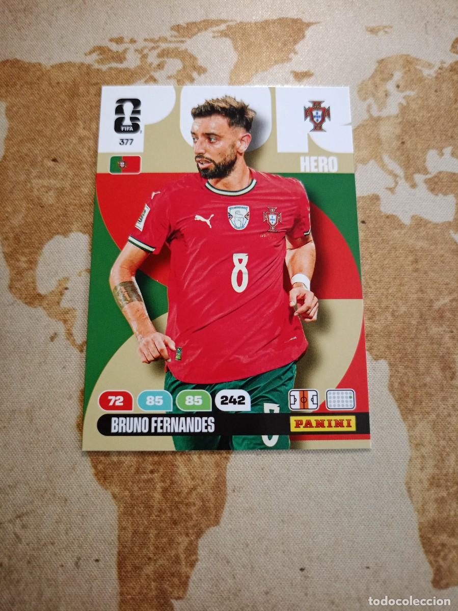 Cromos de f&uacute;tbol: Portugal 377 BRUNO FERNANDES Adrenalyn WORLD cup 2026