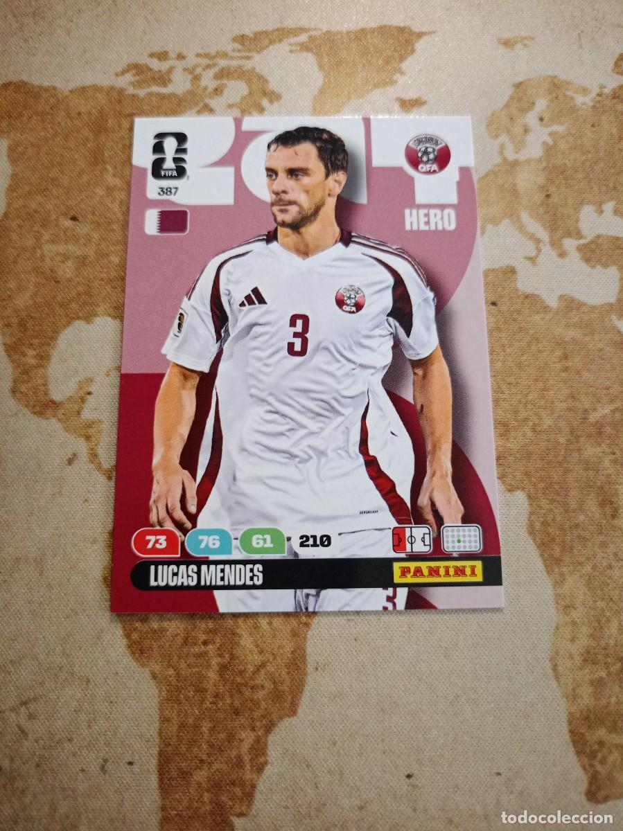 Cromos de f&uacute;tbol: Qatar 387 LUCAS MENDES Adrenalyn WORLD cup 2026