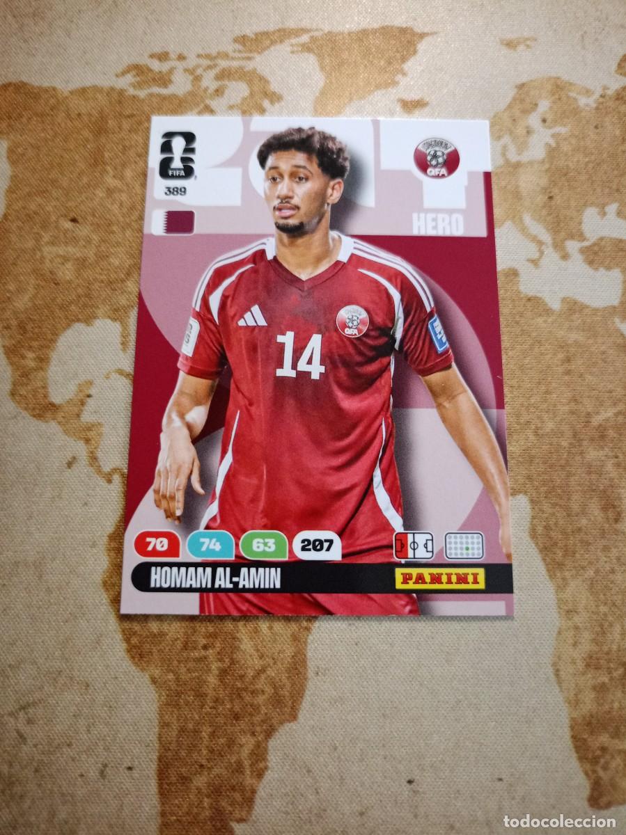 Cromos de f&uacute;tbol: Qatar 389 HOMAM AL-AMIN Adrenalyn WORLD cup 2026